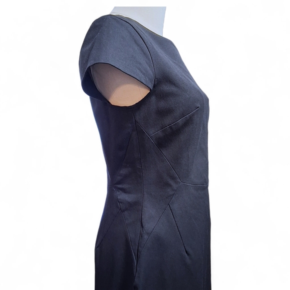 Banana Republic Sheath Split Neck Womens Dress Size 6 Petite - Picture 4 of 9